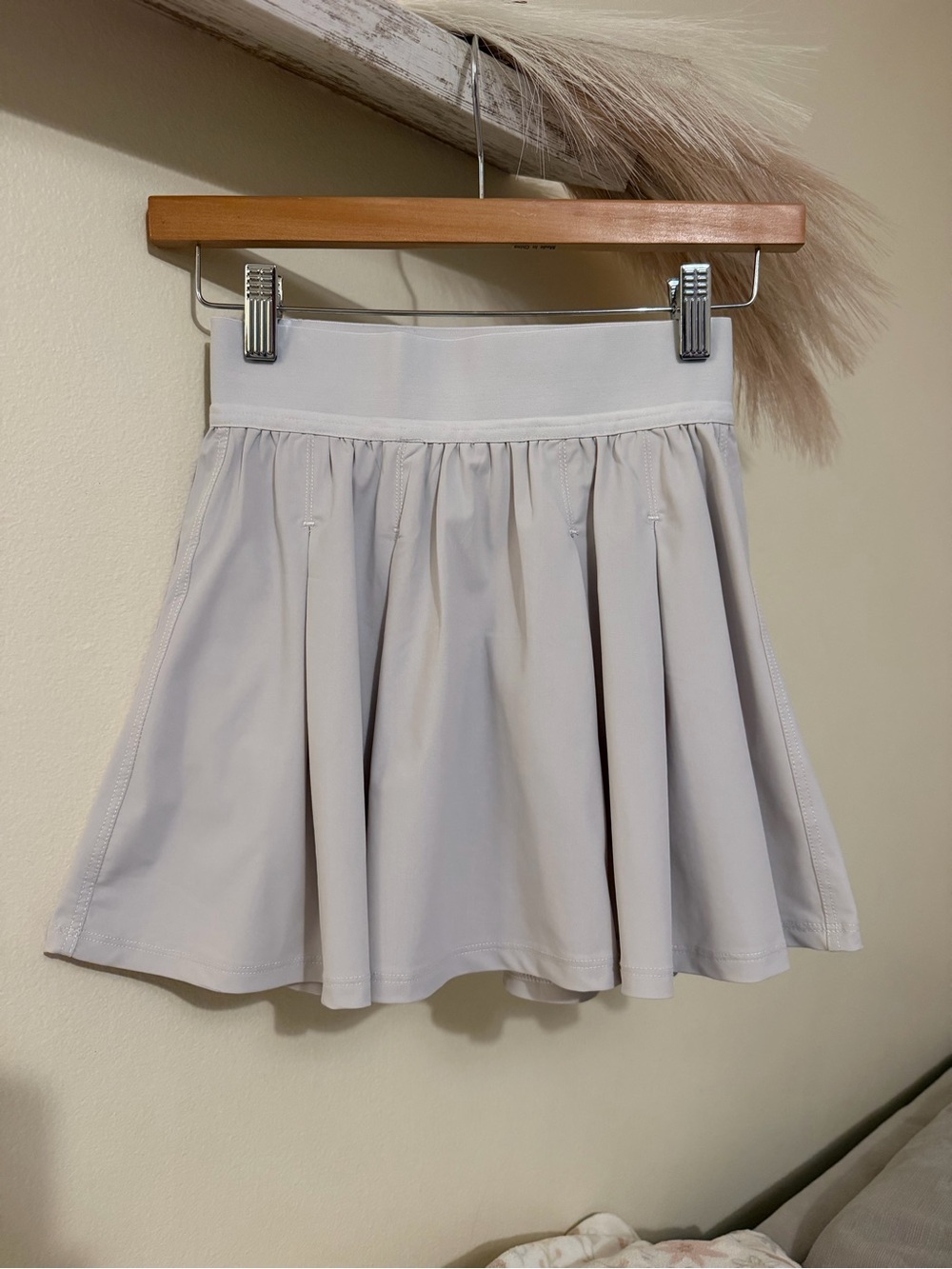 Lululemon Tennis Time Skirt Pleated High Rise Gray Size 4